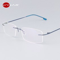 투명 금테 뿔테 반 일본 무테 알없는안경 연에인안경 안경테 uvlaik 클래식 망 순수 티타늄 무테 프레임 프레임 초경량 티타늄 프레임리스 프레임 호환