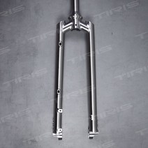 Tiris 티타늄 자전거 프론트 mtb 포크 마운틴 투어링 자갈 도로 자전거 액세서리 사이클링 부품 맞춤, 04 Tapered and Thru