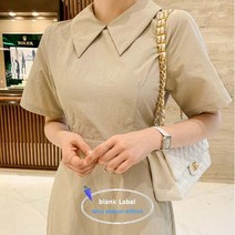 클래식실루엣 카라 원피스