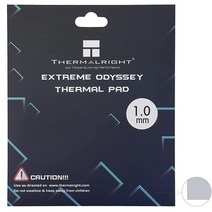 Thermalright 방열 패드 실리콘 방열 패드 12.8 W/mK 비전도성 내열성 고온 저항 노트북 방열판/GPU/CPU/LED 쿨러 그레이 (1.0mm), 120x120x1.0mm_ODYSSEY 120x120m