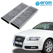 이롬필터 CUK3023-2 프리미엄 활성탄 에어컨필터, 1set, 아우디 A6 3.0 TFSI V6 (4F/C6) (08~11년)