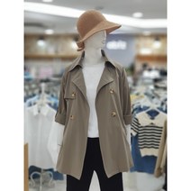 ab.f.z 루즈 핏 벨티드 롤업 트렌치 숏 자켓 afhw5r33g