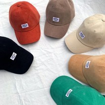 [달밤] 코듀로이 파리스 볼캡 레터링모자