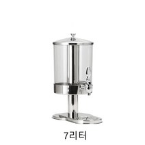 제호 스텐용기 웨딩홀 푸드 JH-103-2 7L 우유 업소용 보냉 쥬스통 원형
