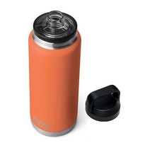 예티 YETI 램블러 1064.7ml(36온스) 병 진공 단열 스테인리스 스틸 처그 캡 포함 오프쇼어 블루, Offshore Blue