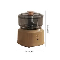 전기 고기분쇄기 마늘 주방 음식 쵸퍼 USB 요리 미니 야채 고기 커터 350ml, 1.light brown