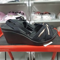 크록스 레이II 메탈블록 웨지샌들 205565-98A