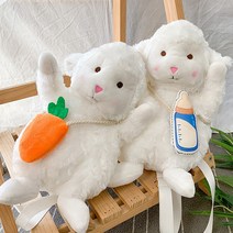 에블 대박걸 안녕 난 양이야 귀여운 포인트 털 인형 가방 캐주얼 크로스백 2type