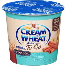 Cream of Wheat 핫 시리얼 휴대용 시나본 64.9g (6팩), Cinnabon