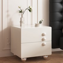 남쪽나무 침대협탁 다용도 침대옆협탁 B950-C14 40*40*48cm/45*40*48cm, 40*40*48cm, 흰색