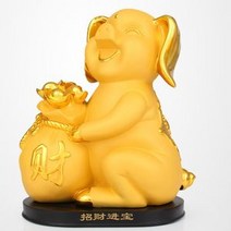 우주네점빵 황금돼지해 돼지 장식품 금돼지 복돼지 사이즈(소)