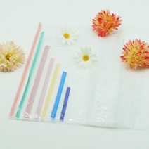 칼라지퍼백(두께0.06), 칼라지퍼백(B) 세트, 1개