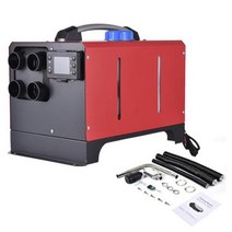 무시동 자동차 히터 차량용 급속 차박 12V 디젤 12V/24V 5kw 주차 에어 LCD 리모컨 보트 버스 모터홈 캐러밴 자동차용, 24V 5KW Red