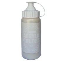 비비드아크릴물감 220ml pearl white/ 종이나라 대용량물감 금색 펄색 화방재료 미술준비물 학생 전문가용