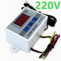 10pcs W3002 220V 12V 24V 디지털 LED 온도 컨트롤러 10A 온도계 조절기 제어 스위치 프로브 센서 40%, CHINA