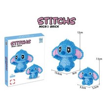 미키 마우스 스티치 스토리 애니메이션 슈퍼 플라잉 마 브라더스 스타터 블록 대형 모델 DIY 마이크로 빌, [02] NO BOX, 38 JM-7110_02 NO BOX