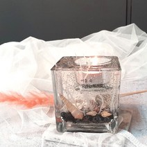 달빛마녀캔들 (2set 키트) 화이트산호 바다젤캔들 홀더 DIY 만들기 재료, 1세트, 자몽