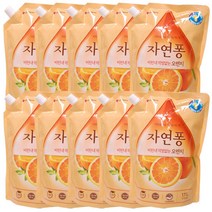 자연퐁 오렌지 주방세제 1.1L, 10개