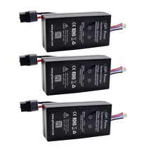 호환 무선어댑터 패럿 디스코 리튬 이온 폴리머 드론 배터리LIPO UAV 배터리L70111v4050mAh1 개2 개3 개, 03 보라색