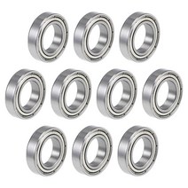 6801ZZ 딥 그루브 볼 베어링 12x21x5mm 이중 차폐 크롬 스틸 P6 10개 USA 미국