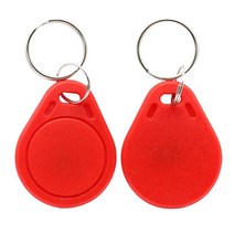 RFID 복사기 Frequency 125Khz 13.56MHZ RFID NFC IC 카드 복사 출퇴근기록기 아파트 도어락스마트 칩 태그, 03 Red-50Pcs
