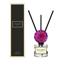 시즈넬 플라워 디퓨저 50ml 메리골드 퍼플, 그린애플