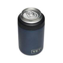 예티 YETI Rambler 콜스터 캔 절연체 표준 사이즈 캔용 12 oz 스테인리스, Navy, With Can Insert