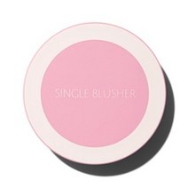 [더샘}매끈하게 밀착되어 생기있는 혈색을 연출해주는 치크 블러셔*PINK&PURPLE*샘물 싱글 블러셔, PP04 블루베리 밀크, 1개