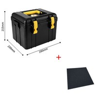 카메라제습함 카메라보관함 제습함 방수 충격 방지 케이스 건조 습기 보관 밀봉 상자 사진 카메라 렌즈, 01 A  and sponge mat, 01 A  and sponge mat