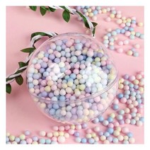 스치로폼 압축 폼포드 대형 우드락 스펀지 Macarons 색상 폴리스티렌 스티로폼 거품 공 DIY 장난감cand 상자풍선선물 상자 필러 웨딩 크리스마스 파티 장식, 2.10g 46mm