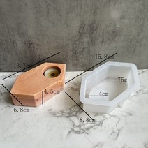 인테리어 촛대 캔들홀더 스탈 립스틱 랙 보관 상자 금형 아로마 캔들 홀더 실리콘 촛대 석고 에폭시 시멘트 494bEA4c8, 07 7