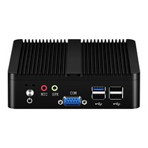 XCY-팬리스 미니 PC 인텔 셀러론 J1900 쿼드코어 2.0GHz 2x RS232 LAN 윈도우 리눅스 임베디드 IoT 산업용, Intel Celeron N2830, 04 4G RAM 128G SSD WiFi