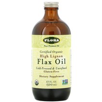 Flora 플로라 하이 리그난 아마씨 오일 Certified High Lignan Flax Oil 500ml, 1개, 1개