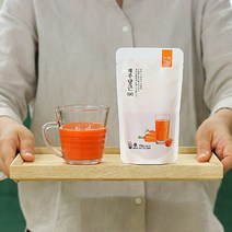 [엠알케이] 제주 당근주스 100% 착즙, 당근주스 120g X 30팩