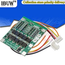 4s 30A 14.8V 리튬 이온 18650 배터리 BMS 보드 모듈 밸런스 집적 회로 와이어