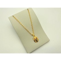 PURE GOLD 24K 순금 3돈 부엉이 펜던트 목걸이(18K 연결고리 장식)