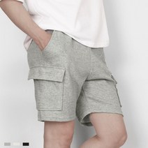 밴딩 고무줄 카고반바지 편한 남자 여름 남성반바지 비치웨어팬츠 반바지코디 반바지 회색 옷 바지 시원한