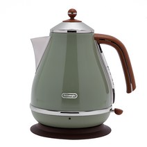 드롱기 전기포트, 1.7L, 올리브 그린