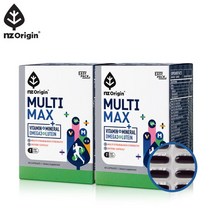 엔젯오리진 멀티맥스 멀티비타민+미네랄+오메가3+루테인 2통, 상세설명 참조, 없음