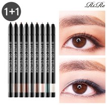 [본사공식] 리르 룩스 젤 워터프루프 펜슬 아이라이너 1+ 1, 선택1:젤_로즈버건디|선택2:+초코브라운, 단품