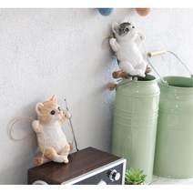 그네타는 고양이 집사노예 월행잉 인테리어 집만들기, 브라운