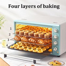 전기오븐레인지 가정용 대용량 다기능 전자 레인지 피자 오븐 야외 전기 빵 케이크 베이킹, 02=B_CN
