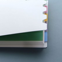 스프링 인덱스 노트 5단 필기 공부 중고생 대학노트 과목별 정리 (랜덤발송)