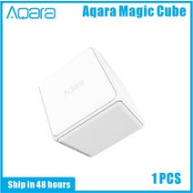 이장원큐브 스마트큐브 Aqara매직 큐브 컨트롤러 지그비 샤오미 홈 장치용 6 가지 액션으로 제어 스마트 앱으로 작동, [04] 1 Pcs