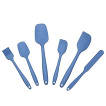 슬로우 쿠커 부품 교체 설치 6 조각 실리콘 주걱 세트 주방 용품 내열성 비 스틱 조리기구 dropship, b
