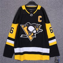 NHL 피츠버그 펭귄스 블랙 긴팔유니폼 힙합티셔츠 B427