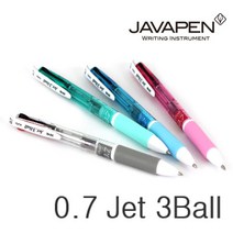일음쇼핑^^*m자바 제트 3색 유성 볼펜 0.7mm 12개입 판촉용다 편한3 삼볼펜 사무용다 필기용다 다볼펜 3볼펜 오피스일medi^*^, ab*^^선택없는