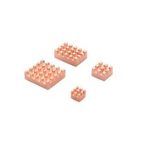 라즈베리파이 키트 코딩 라즈베리 파이 4b 키트 쿨러 방열판 용 4 개대 금속 구리 방열판 라즈베리 파이 4b 냉각용 패시브 냉각 패드 라디에이터, 순수한 구리