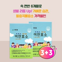 속편한 발효곡물 소화효소 이안효소 (3g * 30포) x 6Box (6개월)