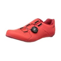 SHIMANO 시마노 XC3 사이클링 슈즈 로드 SPDSL 고급 싸이클 신발, 43.0(27.2cm), 레드